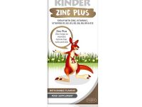شربت زینک پلاس فیشر کیندر 200 میلی لیتری Fisher KINDER Zinc Plus Syrup 200ml