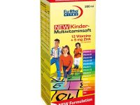 کیندر مولتی ویتامین + زینک یورو ویتال 200 میلی لیتری EuRho Vital Kinder Multivitamin + Zink 200 ml