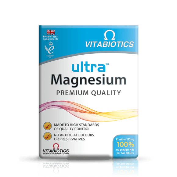 اولترا منیزیم ویتابیوتیکس 60 عددی Vitabiotics Ultra Magnesium 60 Tablets