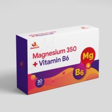 قرص منیزیم 350 و ویتامین ب 6 ویتامین ‌هاوس 30 عددی Vitamin House Magnesium 350 & Vitamin B6 30 Tablets