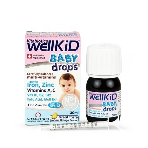 قطره ول بیبی مولتی ویتامین-WellKid Baby Drops