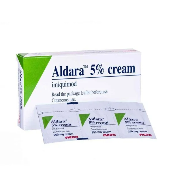 کرم آلدارا ۵% مدا ۱۲ ساشه Meda Aldara 5% Cream 12 Sachets